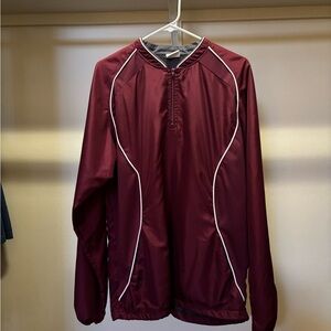 SMALL MAROON WINDBREAKER